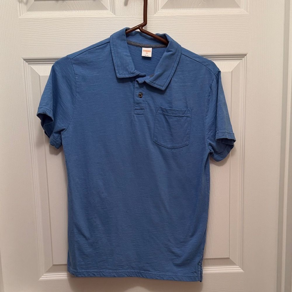 Gymboree Youth Boys Size XL (14-16) Sky Blue Polo Shirt